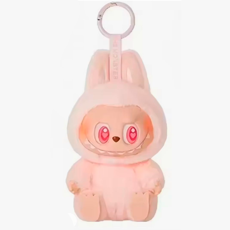 Sitzender Rosa Labubu