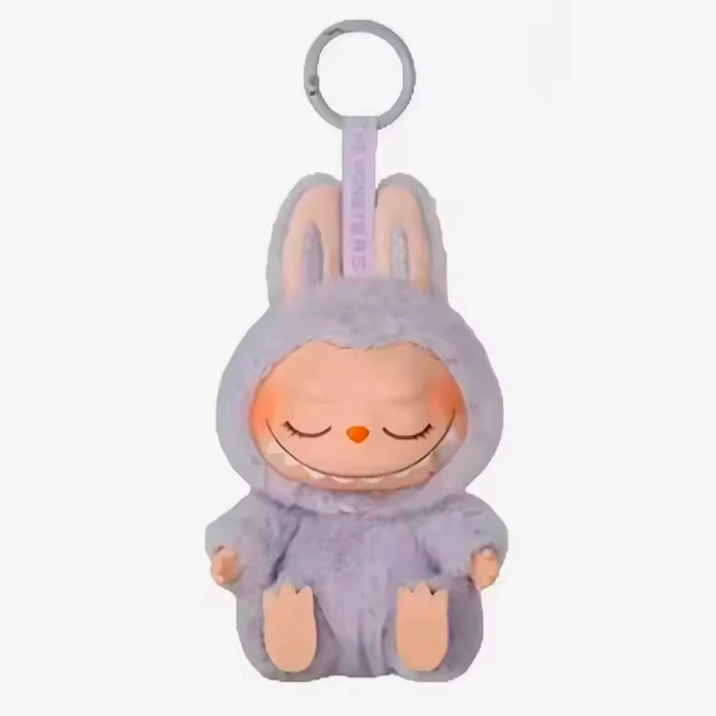 Sitzender Lila Labubu